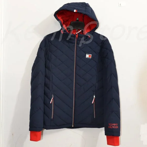 NWT NAVY Tommy Hilfiger Ladies' Packable Jacket - Picture 2 of 12